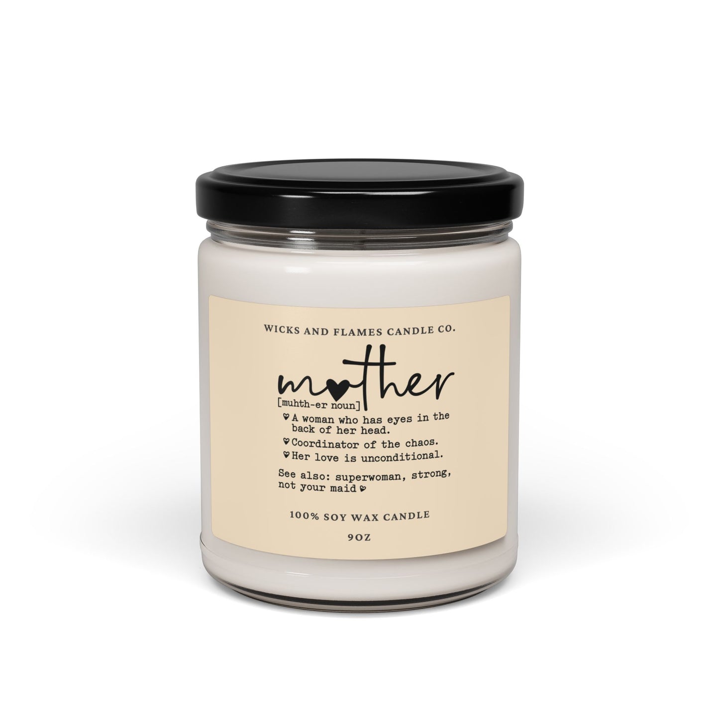 Mother's Day Scented Soy Candle | 9oz | Unconditional Love Gift