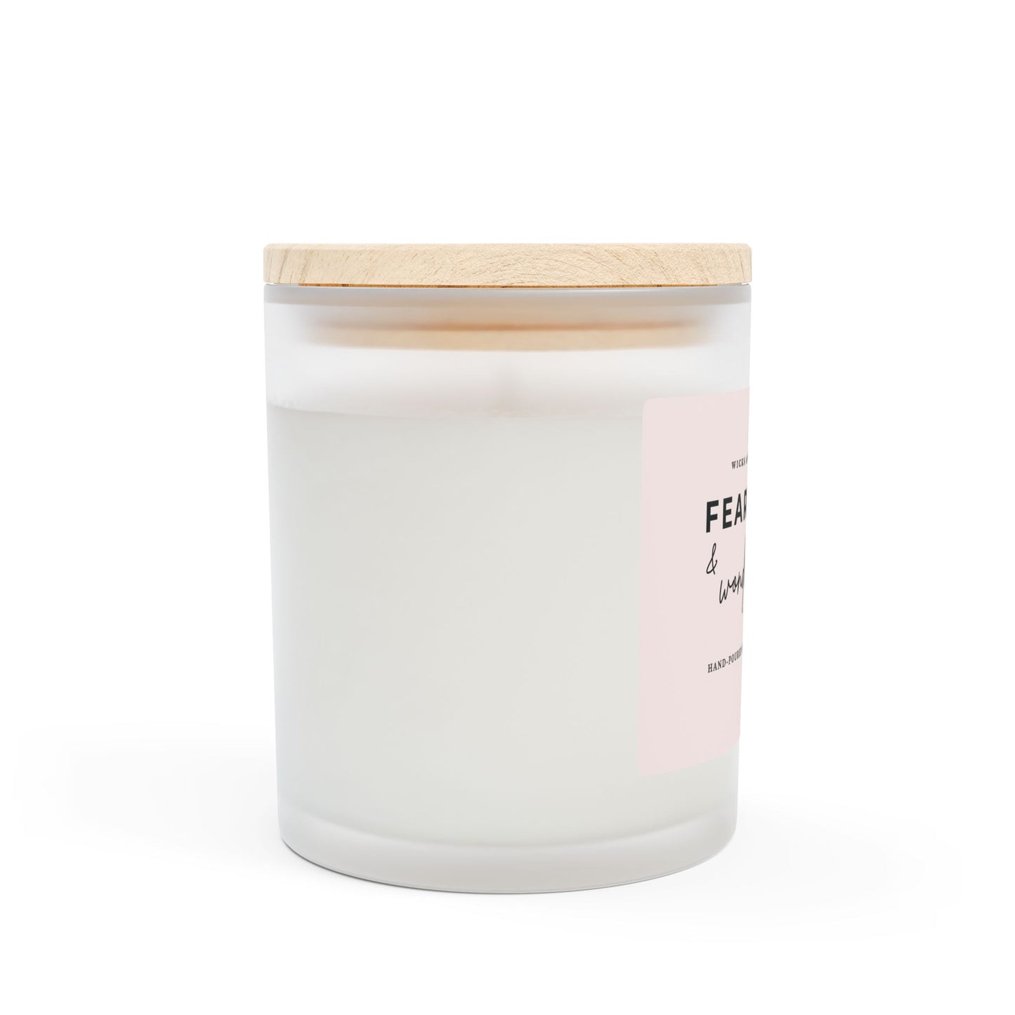 Fearfully & Wonderfully Made Candle - 11oz Frosted Glass Soy Wax