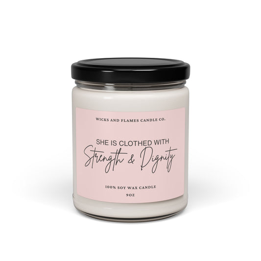 She is Clothed with Strength & Dignity - Empowering Home Décor for Inspiration & Self-Care